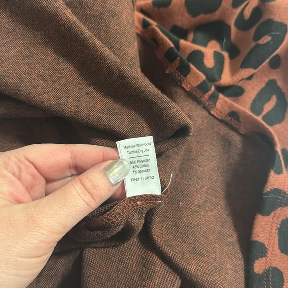 Marine Layer Leopard Print Mini Dress - Brown and Black - Picture 8 of 8